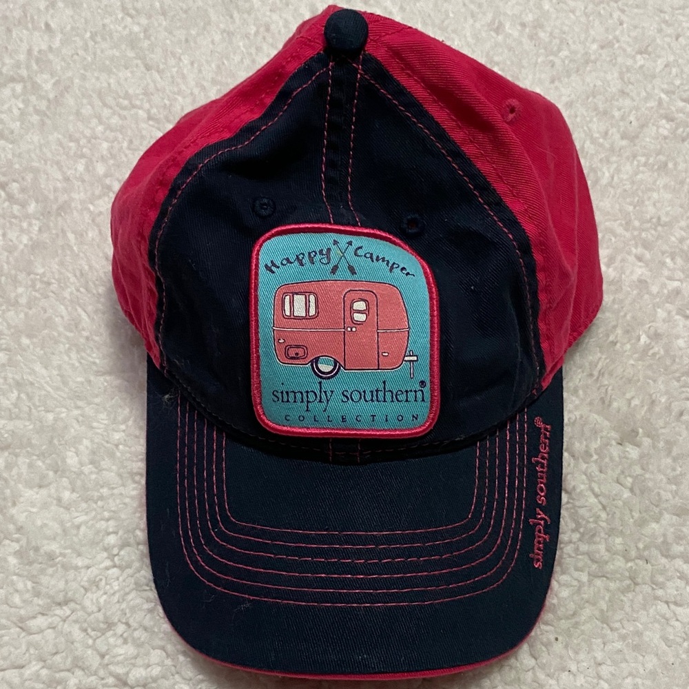 Simply Southern cap happy Camper Hat Womens ¥